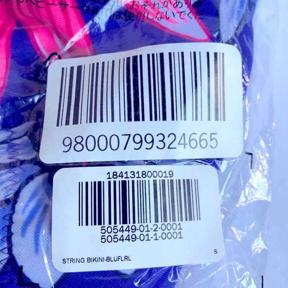 NEW OLD NAVY Bikini Swim Bottom Blue Floral Small Women’s - Picture 6 of 14